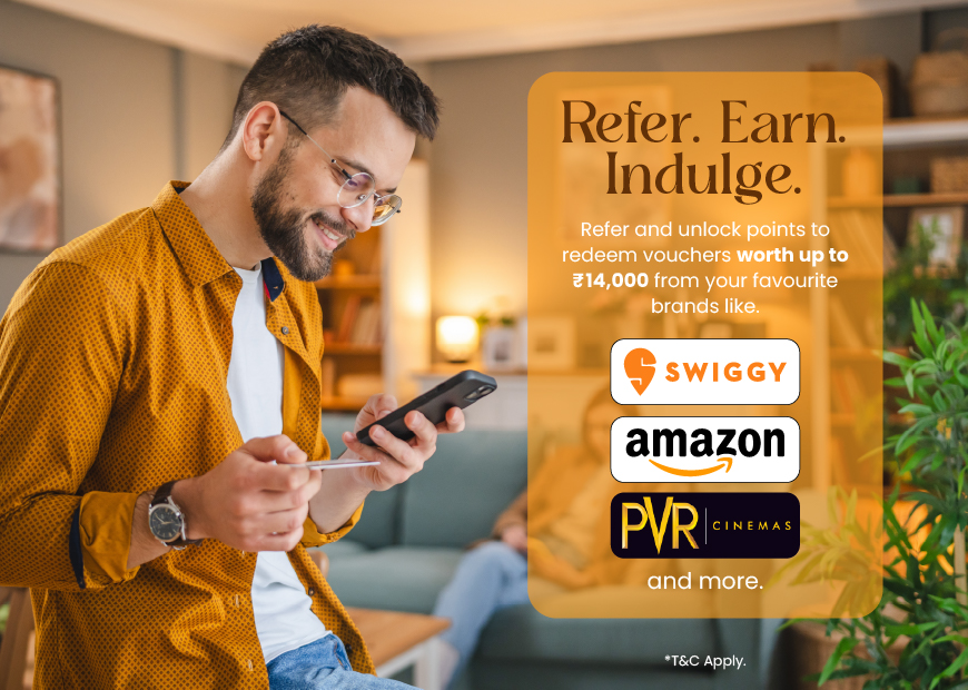 Refer Earn and Indulge